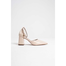 Shoegar Bej Rugan Kadın Topuklu Ayakkabı EATR08MS11B