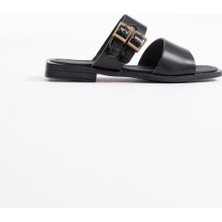 Shoegar Siyah Hakiki Deri Terlik EATR31MY33A