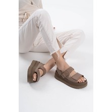 Shoegar Kahverengi Kadın Sandalet EATR22MY01C