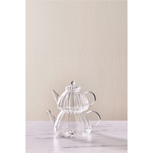 PremiumPort Lori Borosilikat Cam Mini Çaydanlık, Şık ve Dayanıklı Tasarım