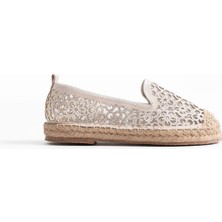 Shoegar Kadın Bej Espadril Ayakkabı EATR35MY07B