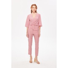 Berr-in Kadın Slim Fit Pamuklu Dar Paça Kırmızı Pantolon 124Y02002120-KIRMIZI