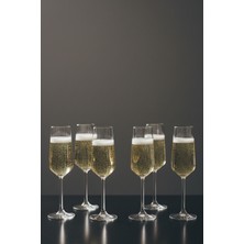 UltraMint 6'lı Allegra Flüt Şampanya Kadehi Seti, Şık ve Zarif Tasarım