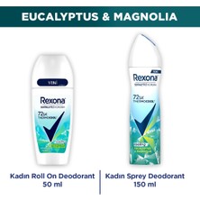 Rexona Thermocool Kadın Sprey Deodorant Eucalyptus & Magnolia 150 ml + Roll On 50 ml