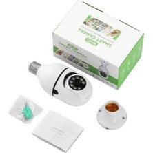Bi Seyyar Ev Kamerası Wifi Kamerası Gece Görüşlü Akıllı Ampül Kamera