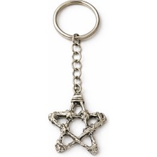 Herşey Nota Geometrik Metal Figür Anahtarlık – Dekoratif Tasarım Anahtarlık