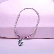 Lal Dizayn El Yapımı Boncuklu Kolye Uçlu Kolye