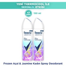 Rexona Thermocool Kadın Sprey Deodorant Frozen Açai & Jasmine 150 ml X2