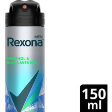 Rexona Men Thermocool Erkek Sprey Deodorant Menthol & Blue Lavender 150 ml