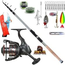 Oslo Shinari Avalon 4000 Remixon Carbo-x 270cm 60-120gr Turna Tele Spin Olta Takımı Seti