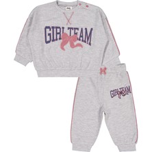 Civil Baby Gırl Team Fiyonk 6-18 Ay Takım - Gri 6-9 Ay