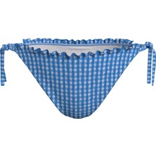 Tommy Hilfiger Kadın Mavi Tommy Hilfiger Strıng Sıde Tıe Chee Kadın Mavi Bikini Altı