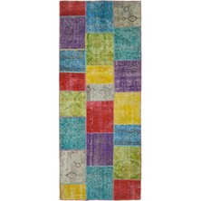 Kilim Co. Patchwork Çok Renkli El Dokuma Yolluk 103X270 cm (2.78 M²)