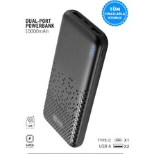 Intouch 10.000 Mah Slim Dual Port Powerbank Tüm Cihazlarla Uyumlu Taşınabilir Şarj Cihazı