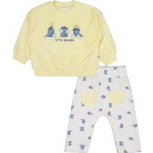 Civil Baby Lıttle Saılors Nakışlı 6-18 Ay Takım - Sarı 9-12 Ay