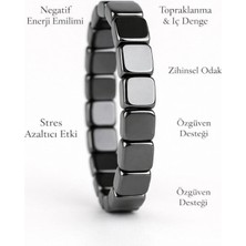 Efulim Doğaltaş Doğal Taş Hematit Bileklik - Sınırlı Sayıda