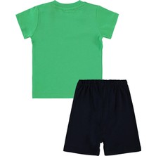 Civil Baby Karavan Baskılı 6-18 Ay Takım - Yeşil 9-12 Ay