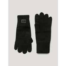 Tommy Hilfiger Kadın Siyah Tommy Hilfiger Tjw Cosy Knıt Gloves Kadın Siyah Eldiven