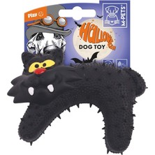 M-Pets Halloween Vampir Kedi Kauçuk Köpek Oyuncağı 14X5X10 cm Siyah