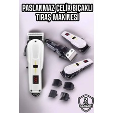 Bi Dünya Shop Yeni Nesil Tıraş Makinesi Uzun Şarjlı Paslanmaz Çelik Bıçaklı