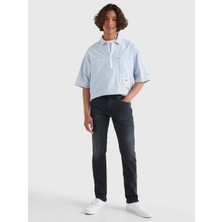 Tommy Hilfiger Erkek Lacivert Tommy Hilfiger Scanton Slım Dyjbk Erkek Lacivert Kot Pantolon