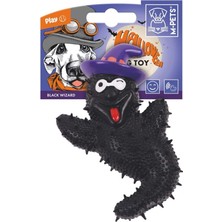 M-Pets Halloween Wizard Kauçuk Köpek Oyuncağı 10X4X15 cm Siyah