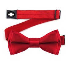 Hapshoe Kids Kırmızı Ayarlanabilir Saten Çocuk ve Bebek Papyonu