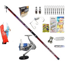 Kendo Sea Power 6000 Remixon Strong 420cm 100-250gr Profesyonel Kıyı Olta Takımı Seti