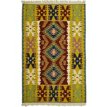 Kilim Co. Yünden El Dokuma Uşak Kök Ince Kilim 120X180 cm (2.16 M²)