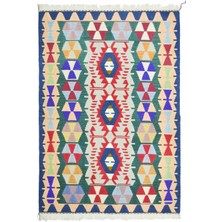 Kilim Co. Yünden El Dokuma Uşak Kök Ince Kilim 120X180 cm (2.16 M²)