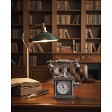 Fixup Klasik Telefon Görünümlü Masaüstü Saat ve Alarm