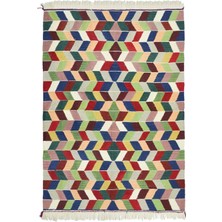 Kilim Co. Yünden El Dokuma Uşak Kök Ince Kilim 120X180 cm (2.16 M²)