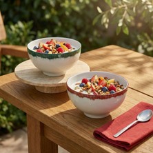 Güral Porselen Güral 2li Çok Amaçlı Modern Kase Seti 15 cm