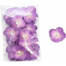 E Elmas Incili Ortanca Çiçeği Düğün Nişan Söz Süsleme Malzemesi 25 Adet