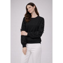 On Triko Kol Detaylı Sweat 70351