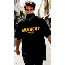 Dune Anarchy Oversize 3 Iplik Pamuk Baskılı  T-Shirt