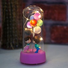 Hediye Paketim Balonlu Fanus Sevgililer Günü Hediyesi Ev Dekarasyon