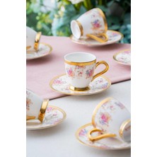 UltraMint Şık 6'lı Kahve Fincanı Takımı, 90 Ml, Zarif ve Kullanışlı Tasarım