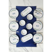 UltraMint Şık 12 Parça Kahvaltı Takımı, 6 Kişilik, Modern ve Zarif Tasarım