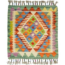 Kilim Co. El Dokuma Afgan Kilim 50X50 cm (0.25 M²)