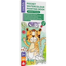 Mieredu Cep Boy Sulu Boya Kitabı - Hayvan Dostlar