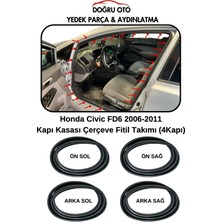 Doğru Oto Honda Civic Fd6 4kapı Için Kapı Kasa Fitili ( Kapının Oturduğu Yer ) 2006-2011
