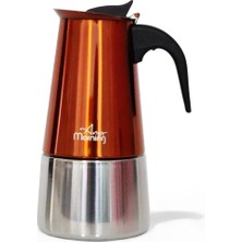 PremiumPort Paslanmaz Çelik 300ML Espresso Kahve Makinesi, Indüksiyonlu Moka Pot