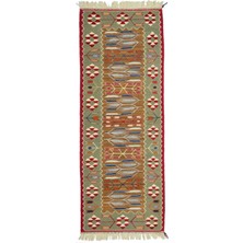 Kilim Co. Buğday Başağı Motifli El Dokuma Uşak Kilim Yolluk 60X174 cm (1.04 M²)