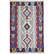 Kilim Co. Yünden El Dokuma Uşak Kök Ince Kilim 120X180 cm (2.16 M²)