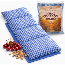 Strauss Doğal Kiraz Çekirdeği Yastığı 800 G | %100 Pamuk Kılıf | Isı ve Soğuk Terapi Için