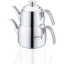 PremiumPort Şık ve Kullanışlı 1.6 Lt Midi Çaydanlık Takımı, Pratik Kullanım Sağlar