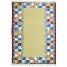 Kilim Co. Yünden El Dokuma Uşak Kök Ince Kilim 120X180 cm (2.16 M²)