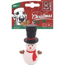 M-Pets Christmas Snowman Köpek Oyuncağı 8.5X6X14.5 cm