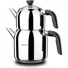 PremiumPort Siyah Çaydanlık Takımı 2 Lt, Şık ve Kullanışlı Mutfak Aksesuarı